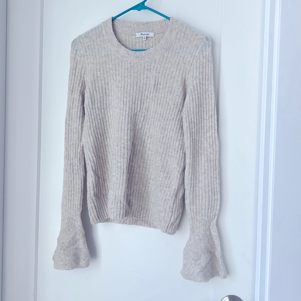 Madewell bell sleeve sweater